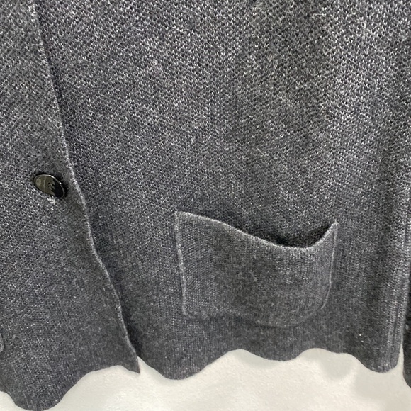 Benedetta B made in Italy‎ cardigan sweater wool cashmere gray - Picture 3 of 8